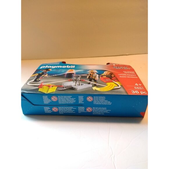 Playmobil City Action Fire Rescue Carry Case 36pc 5651 Playset - Picture 4 of 6
